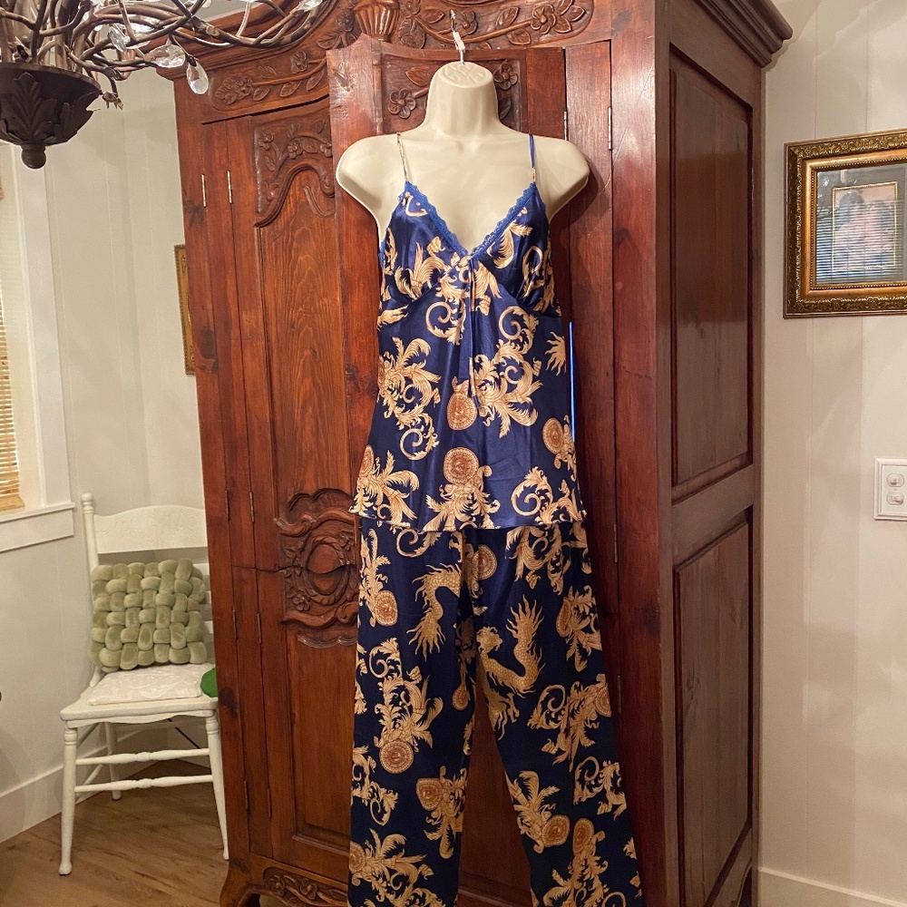 Silk pajama set